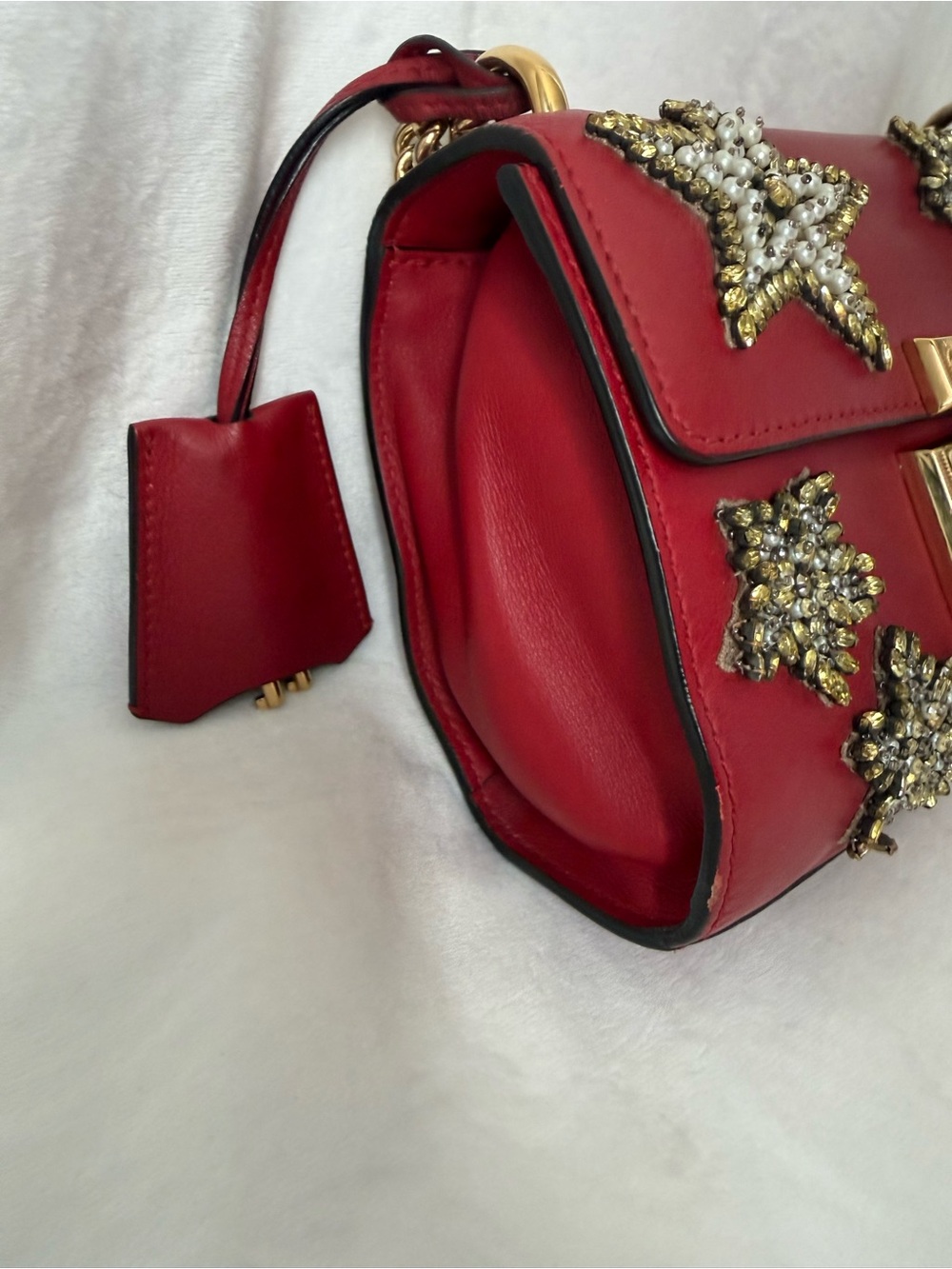 Gucci Red Cowhide Star bag (Limited Edition) - Picture 14 of 15